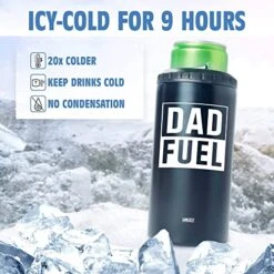 4-in-1 Dad Tumbler Gifts For Dad From Daughter Son - 12oz Dad Fuel Can Cooler Tumblers Travel Mug Cup - Stainless Steel Insulated Cans Coozie Christmas, Birthday, Father's Day Gift For Daddy 8 4-in-1 Dad Tumbler Gifts For Dad From Daughter Son - 12oz Dad Fuel Can Cooler Tumblers Travel Mug Cup - Stainless Steel Insulated Cans Coozie Christmas, Birthday, Father's Day Gift For Daddy -Peugeot Shop 51Y25dfORtL