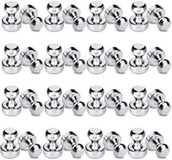 16Pcs Black Refrigerator Magnets Fridge Magnet, Strong Magnets Fridge, Whiteboard Magnets, Fridge Magnets Adults, Small Magnets For Kitchen, Office, School, Locker, Map Decorative -Peugeot Shop 51YCRevejtL. AC