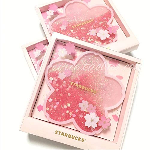 Sakura Glitter Coaster,Romantic Sakura Quicksand Pink Coffee Heatpad Water Coaster,Cute Sakura Cup Coaster, Silicone Non-Slip Insulation Cup Pad,Cute Sakura Cup Coaster For Dining 1 Sakura Glitter Coaster,Romantic Sakura Quicksand Pink Coffee Heatpad Water Coaster,Cute Sakura Cup Coaster, Silicone Non-Slip Insulation Cup Pad,Cute Sakura Cup Coaster For Dining