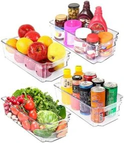 Large Pantry Organizer - Set Of 8 Refrigerator Organizer Bins - Fridge Organizer For Freezers, Kitchen Countertops And Cabinets - BPA Free (Clear) 29 Large Pantry Organizer - Set Of 8 Refrigerator Organizer Bins - Fridge Organizer For Freezers, Kitchen Countertops And Cabinets - BPA Free (Clear) -Peugeot Shop 51YRbjrr61L. AC