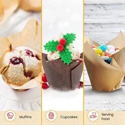 ’s Signature Tulip Baking Paper Cupcake & Muffin Liners Pack Of 150 | Grease Resistant Wrappers – Will Not Curl Or Burn – Comes In Convenient Packaging 11 ’s Signature Tulip Baking Paper Cupcake & Muffin Liners Pack Of 150 | Grease Resistant Wrappers – Will Not Curl Or Burn – Comes In Convenient Packaging -Peugeot Shop 51YeHMKMboL