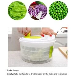 3L Salad Spinner Vegetable Washer Fruit Veggie Bowl Collapsible Salad Spinner With Lid Veggie Dryer Set For Kitchen Tools Of Lettuce Dryer Salad Shooter Small Salad Spinner 10 3L Salad Spinner Vegetable Washer Fruit Veggie Bowl Collapsible Salad Spinner With Lid Veggie Dryer Set For Kitchen Tools Of Lettuce Dryer Salad Shooter Small Salad Spinner -Peugeot Shop 51YoiWZ477L