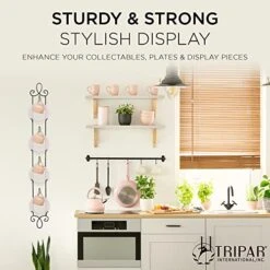 Augusta 4-Tier Vertical Black Cup And Saucer Plate Rack For Collectible Plates, Plaques, Dishes, & China 10 Augusta 4-Tier Vertical Black Cup And Saucer Plate Rack For Collectible Plates, Plaques, Dishes, & China -Peugeot Shop 51YqIQoIL8L