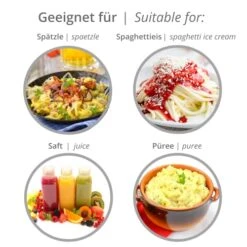 Westmark Spätzle/Potato Press Spätzlechef, 41 X 9.3 X 11 Cm, Silver -Peugeot Shop 51Yscy0LG6L