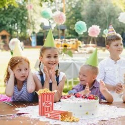 200 Pcs Paper Popcorn Boxes 1 Oz Close Top Oil Proof Disposable Popcorn Container 6 X 4 X 2 Inch Red And White Stripes Leak Proof Popcorn Boxes For Party Movie Party Theater Night Carnival Birthday -Peugeot Shop 51YyjtfxnEL