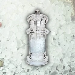 Küchenprofi Classic Mini Salt Grinder Mill, 4.1-Inch, Clear Acrylic -Peugeot Shop 51Z12yaAKoL