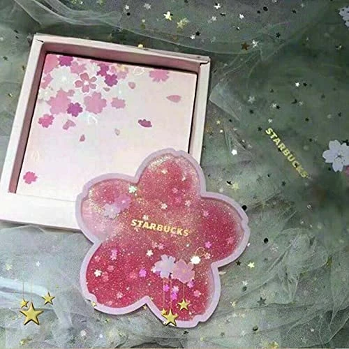 Sakura Glitter Coaster,Romantic Sakura Quicksand Pink Coffee Heatpad Water Coaster,Cute Sakura Cup Coaster, Silicone Non-Slip Insulation Cup Pad,Cute Sakura Cup Coaster For Dining 5 Sakura Glitter Coaster,Romantic Sakura Quicksand Pink Coffee Heatpad Water Coaster,Cute Sakura Cup Coaster, Silicone Non-Slip Insulation Cup Pad,Cute Sakura Cup Coaster For Dining - Image 5