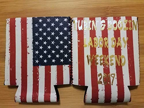 Can Cooler Sleeve 12pcs USA Flag Can Coolers Bulk Neoprene For Can And Bottle 120z 5 Can Cooler Sleeve 12pcs USA Flag Can Coolers Bulk Neoprene For Can And Bottle 120z - Image 5