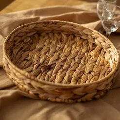 Fruit Tray Weaving By Grass, Round Bins For Vegetable, Arts And Crafts. (Large) 8 Fruit Tray Weaving By Grass, Round Bins For Vegetable, Arts And Crafts. (Large) -Peugeot Shop 51ZL2gV9i7L