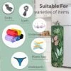 Lastic Bag Holder，Reusable Grocery Bag Holder，Wall Mount Plastic Bag Organizer Shopping Bags Carrier，Washable Large Grocery Bag Storage Dispenser ​for Home Kitchen Travelling Decor, 1 Pack，Seaweed