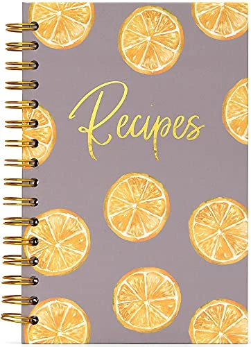 Blank Recipe Book To Write In Your Own Recipes, Recipe Notebook Hardcover Spiral Bound, Recipe Organizer, Cooking Recipe Journal, Cook Book Journals Blank Cookbook Fill In, Kitchen Lemon Decor, Make. 1 Blank Recipe Book To Write In Your Own Recipes, Recipe Notebook Hardcover Spiral Bound, Recipe Organizer, Cooking Recipe Journal, Cook Book Journals Blank Cookbook Fill In, Kitchen Lemon Decor, Make.