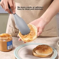 Silicone Spurtle Set, Silicone Spatula Set, Heat Resistant Cooking Utensil For Nonstick Cookware, Serving，Baking, Whisking, Smashing, Scooping, Spreading, 4 Piece -Peugeot Shop 51ZUahwwxJL