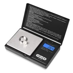 Digital Pocket Scale, 200g/0.01g Gram Scale, Mini Scale Gram And Ounce, Small Food Scale, Herb Scale, Jewelry Scale Portable Scale With Tare, Stainless Steel, LCD -Peugeot Shop 51Zg2VQl6hL