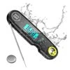 Instant Read Meat Thermometer, Wireless Fast Precise Digital Food Thermometer With Backlight, Magnet Calibration And Foldable Probe For Deep Fry BBQ Cooking Grill