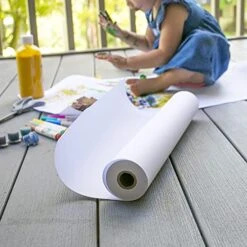 2 PACK - White Butcher Paper Roll 17.75" X 1200" Each Roll (200 Feet Total) Ideal For BBQ Smoking Wrapping Of Meat Of All Varieties, Painting Arts & Craft Projects, Unwaxed, Made In USA -Peugeot Shop 51ZmjnkqbUL