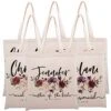 Personalized Tote Bag For Bachelorette Party C1D06