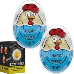 Kitchen Egg Timer That Changes Colors When Done, Hard Boiled Egg Timers, Perfect Egg Timer For Boiling Eggs, Perfect Egg Boiler Timer By RevolMax (2 Pack, Red) 25 Kitchen Egg Timer That Changes Colors When Done, Hard Boiled Egg Timers, Perfect Egg Timer For Boiling Eggs, Perfect Egg Boiler Timer By RevolMax (2 Pack, Red) -Peugeot Shop 51a58yGyotL. AC