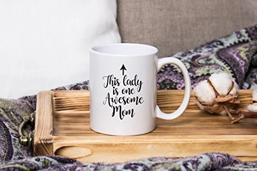 One Awesome Mom Funny Coffee Mug - Best Mothers Day Gifts For Mom, Women - Unique Gift Idea For Her From Daughter, Son, Kids, Husband - Cool Birthday Present For A New Mother, Wife - Fun Novelty Cup 2 One Awesome Mom Funny Coffee Mug - Best Mothers Day Gifts For Mom, Women - Unique Gift Idea For Her From Daughter, Son, Kids, Husband - Cool Birthday Present For A New Mother, Wife - Fun Novelty Cup - Image 2