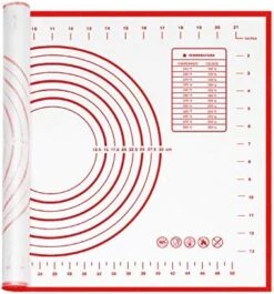 Silicone Baking Mat Sheet Set Of 2- Reusable Baking Mat Nonstick - Half Sheet Baking Mat For Oven (Size 16.5" X 11.6") Grey… -Peugeot Shop 51aYUwfkhHL. AC