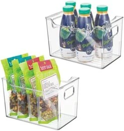 Slim Stackable Plastic Storage Organization Bin With Handles For Kitchen Cabinet, Pantry, Shelf, Refrigerator, Home Organizer For Fruit, Potatoes, Onions, Drinks, Snacks, Pasta, 2 Pack, Clear 21 Slim Stackable Plastic Storage Organization Bin With Handles For Kitchen Cabinet, Pantry, Shelf, Refrigerator, Home Organizer For Fruit, Potatoes, Onions, Drinks, Snacks, Pasta, 2 Pack, Clear -Peugeot Shop 51ahgKsrYML. AC