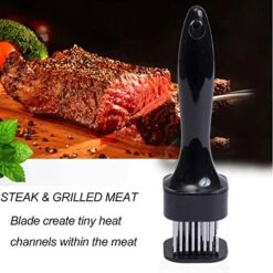 Meat Tenderizer For Tenderizering With 24 Blades Heavy Duty Stainless Steel Cooking Machine For Tenderizing Your Kitchen -Peugeot Shop 51bLmBOeNrL