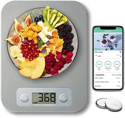 Smart Food Scale For Weight Loss, Kitchen Food Scales Digital Weight Grams And Oz With Nutritional Calculator, Food Weight Scale For Diet, Keto, Macro, Calorie, Baking, Meal Prep 0.1oz/11lb 10 Smart Food Scale For Weight Loss, Kitchen Food Scales Digital Weight Grams And Oz With Nutritional Calculator, Food Weight Scale For Diet, Keto, Macro, Calorie, Baking, Meal Prep 0.1oz/11lb - Image 10