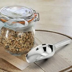 Mini Scoop, E-far 3 Ounce Stainless Steel Kitchen Utility Scoops, Ideal For Candy/Ice Cube/Flour/Sugar/Coffee Bean/Protein Powder, Food Grade & Anti Rust, Easy Clean & Dishwasher Safe (4 Pack) 19 Mini Scoop, E-far 3 Ounce Stainless Steel Kitchen Utility Scoops, Ideal For Candy/Ice Cube/Flour/Sugar/Coffee Bean/Protein Powder, Food Grade & Anti Rust, Easy Clean & Dishwasher Safe (4 Pack) -Peugeot Shop 51bYHldvcBL
