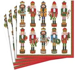 Nutcracker Parade Paper Luncheon Napkins In White - Two Packs Of 20 -Peugeot Shop 51bgCZfNjLL. AC 1