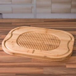 Salter BW07271 Bamboo Carving Board, 40 Cm X 30 Cm, Five Year Guarantee -Peugeot Shop 51bgcV577gL