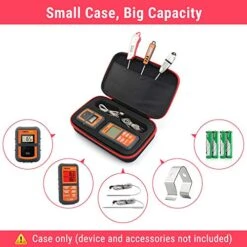TP99 Hard Carrying Case Storage Bag For TP-20, TP-08S, TP-07 Wireless Remote Digital Cooking Food Meat Thermometer, Shockproof Waterproof Black Travel Protective Case/Box/Organizer 9 TP99 Hard Carrying Case Storage Bag For TP-20, TP-08S, TP-07 Wireless Remote Digital Cooking Food Meat Thermometer, Shockproof Waterproof Black Travel Protective Case/Box/Organizer -Peugeot Shop 51biAeEkocL