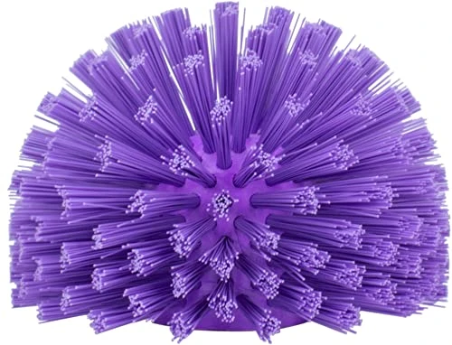 PARTA 45006EC68 Plastic Multi-Purpose Valve Brush, Pipe Brush, Round Brush With Polyester Bristles, Color Coded For Commercial Cleaning, Kitchen, Restaurant, Bathroom, 4.3 X 6 X 4.3 Inches, Purple 13 PARTA 45006EC68 Plastic Multi-Purpose Valve Brush, Pipe Brush, Round Brush With Polyester Bristles, Color Coded For Commercial Cleaning, Kitchen, Restaurant, Bathroom, 4.3 X 6 X 4.3 Inches, Purple - Image 13
