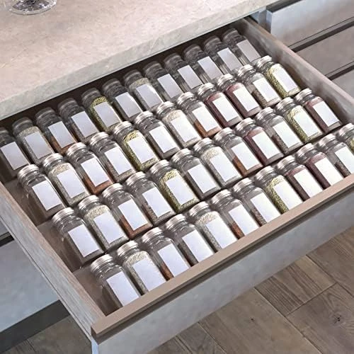 Jadehom Spice Drawer Organizer, 4Tier Clear Acrylic Expandable From 13" To 26" Seasoning Jars Drawer Insert, Kitchen Drawer Spice Rack Tray For Cabinet/Countertop 9 Jadehom Spice Drawer Organizer, 4Tier Clear Acrylic Expandable From 13" To 26" Seasoning Jars Drawer Insert, Kitchen Drawer Spice Rack Tray For Cabinet/Countertop - Image 9