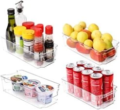 Large Pantry Organizer - Set Of 8 Refrigerator Organizer Bins - Fridge Organizer For Freezers, Kitchen Countertops And Cabinets - BPA Free (Clear) 21 Large Pantry Organizer - Set Of 8 Refrigerator Organizer Bins - Fridge Organizer For Freezers, Kitchen Countertops And Cabinets - BPA Free (Clear) -Peugeot Shop 51cAGS7T4SL. AC
