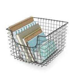 Oop Wire Basket (Industrial Gray) - Storage Bin & Décor For Bathroom, Closet, Pantry, Under Sink, Toy, Shelf, Kitchen, & Nursery Organization 13 Oop Wire Basket (Industrial Gray) - Storage Bin & Décor For Bathroom, Closet, Pantry, Under Sink, Toy, Shelf, Kitchen, & Nursery Organization -Peugeot Shop 51cijkX6uuL