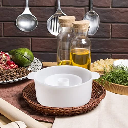 Dam Hard Cheese Mold With Follower Large For 2.2lbs / 1kg. | Cow Goat Rennet Milk | Cheesemaking From Cow And Goat Milk. Cheese Making Supplies By QG Group 2 Dam Hard Cheese Mold With Follower Large For 2.2lbs / 1kg. | Cow Goat Rennet Milk | Cheesemaking From Cow And Goat Milk. Cheese Making Supplies By QG Group - Image 2