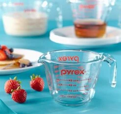 Pyrex 3 Piece Glass Measuring Cup Set, Includes 1-Cup, 2-Cup, And 4-Cup Tempered Glass Liquid Measuring Cups, Dishwasher, Freezer, Microwave, And Preheated Oven Safe, Essential Kitchen Tools -Peugeot Shop 51crGStrE7L