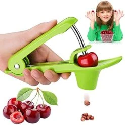 Cherry Pitter, Olive Pitter Tool, Cherry Pitter Tool Remover, Fruit Pit Core Remover With Space-Saving Lock Design For Make Fresh Cherry Dishes And Cocktail Cherries -Peugeot Shop 51d WvvMfBS. AC