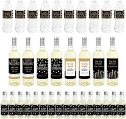 Big Dot Of Happiness Adult 60th Birthday - Gold - Mini Wine Bottle Labels, Wine Bottle Labels And Water Bottle Labels - Birthday Party Decorations - Beverage Bar Kit - 34 Pieces 23 Big Dot Of Happiness Adult 60th Birthday - Gold - Mini Wine Bottle Labels, Wine Bottle Labels And Water Bottle Labels - Birthday Party Decorations - Beverage Bar Kit - 34 Pieces -Peugeot Shop 51d6JUEd8wL. AC