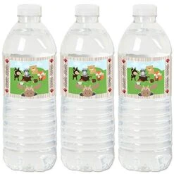 Woodland Creatures - Baby Shower Or Birthday Party Water Bottle Sticker Labels - Set Of 20