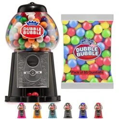 Gumball Machine For Kids 8.5" - Coin Operated Bubble Gum Machine And Toy Bank - Candy Machine Dispenser Includes 85 Gum Balls - Great Candy Dispenser Machine Gift Toys For Girls And Boys - 8.5" (Red) -Peugeot Shop 51dQ7SPNvyL