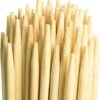 Marshmallow Smores Roasting Bamboo Sticks 120-Pack Extra Long - Safe For Kids Design 36 Inch, 5mm Thick Wooden, Disposable Biodegradable Skewers Outdoor BBQ/Firepit, Hot Dogs, Kebab, S'Mores (120)