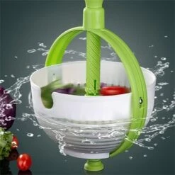 Manual Salad Spinner, Lettuce Spinner Vegetable Dryer, Quick And Easy Multi-Use Lettuce Spinner, Vegetable Dryer, Fruit Washer, Pasta And Fries Spinner