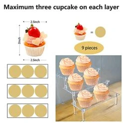 Crylic Riser Display Stand Shelf Clear 3 Tier Display Shelves Compatible With F-Pops Figures Cupcake Stand Food Dessert Holder Collections Cosmetic Perfume Organizer Product Tabletop Use (9"X 8"X 6") -Peugeot Shop 51dxMgBwi4L