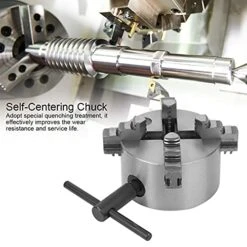 Lathe Chuck Scroll Lathe Chuck 4‑Jaw Self Centering Lathe Chuck Self‑Centering Chuck For Lathes Machine 100mm/3.9in Clamping Range -Peugeot Shop 51dzQbFqn7S