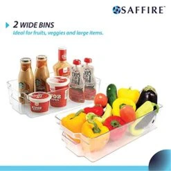 6-Pieces Organizer Bins For Refrigerator, Freezer, Drawer And Pantry BPA-Free 9 6-Pieces Organizer Bins For Refrigerator, Freezer, Drawer And Pantry BPA-Free -Peugeot Shop 51e5hNnJ3gL