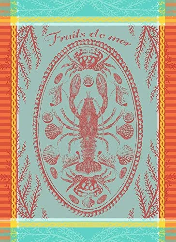 Garnier -Thiebaut Maree Basse Lagon Kitchen Towel 1 Garnier -Thiebaut Maree Basse Lagon Kitchen Towel