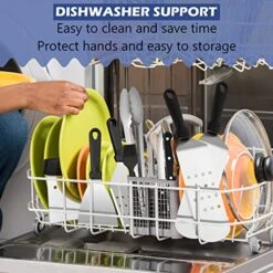 Griddle Accessories Kit Of 16, HaSteeL Stainless Steel Teppanyaki Tools For Flat Top Grill Hibachi Camping BBQ, Heavy Duty Metal Spatulas, Chopper, Steak Knives, Bottles, Carrying Bag, Easy To Clean 6 Griddle Accessories Kit Of 16, HaSteeL Stainless Steel Teppanyaki Tools For Flat Top Grill Hibachi Camping BBQ, Heavy Duty Metal Spatulas, Chopper, Steak Knives, Bottles, Carrying Bag, Easy To Clean -Peugeot Shop 51eA87jyoqL