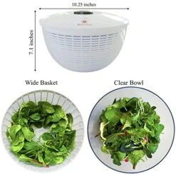 Brieftons Salad Spinner (6.2-Quart) & Brieftons 7-Blade Spiralizer 9 Brieftons Salad Spinner (6.2-Quart) & Brieftons 7-Blade Spiralizer -Peugeot Shop 51eGpAKqWFL