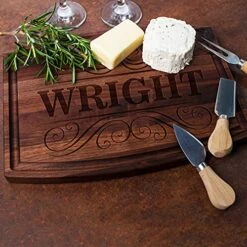 Personalized Cutting Board, 11 Designs & 5 Wood Styles Cutting Board - Wedding Gifts For The Couples, Housewarming Gifts, Christmas Gift For Parents And Grandma -Peugeot Shop 51eN33UmrKL