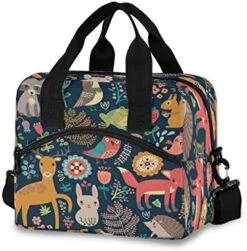 Insulated Lunch Bag Reusable Lunch Box Lunch Cooler Tote Bags Dog Paw Print Adult Durable Water-Resistant Lunch Boxes For Women & Men -Peugeot Shop 51efloBzwiL. AC